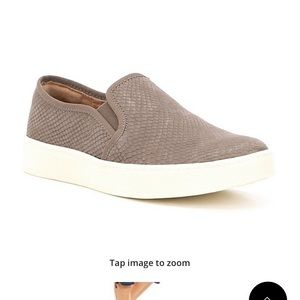 Snakeskin slide-on sneakers